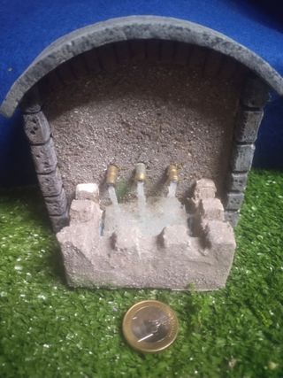 Fuente maqueta pequeña para tren, belen,scalextric