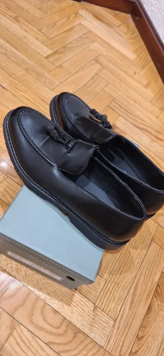 Mocasines de vestir hombre con borlas