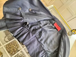 Blazer Carolina Herrera Azul marino Doble Botonadu