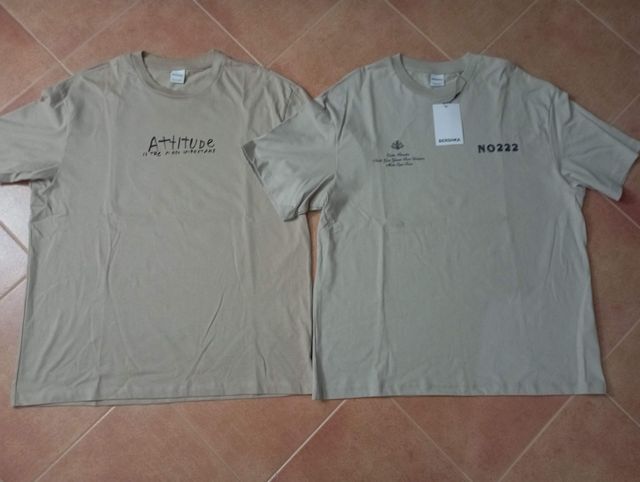 Lote 2 Camisetas Bershka Talla M