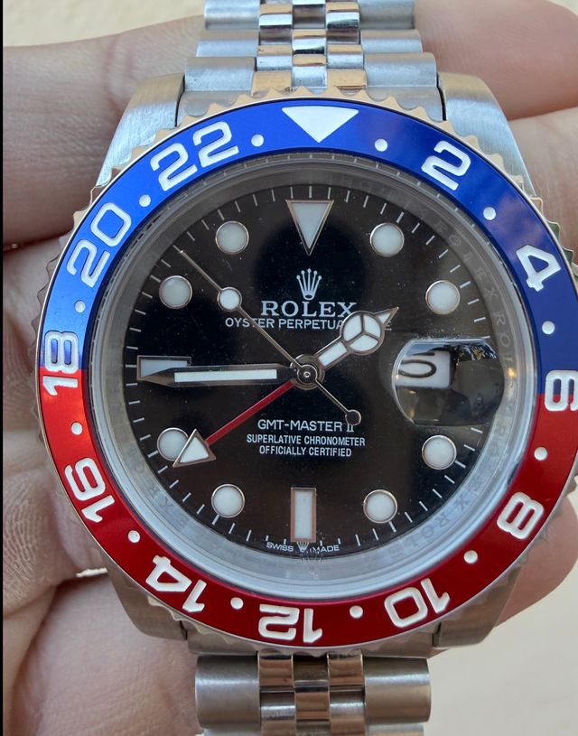 Rolex GMT-Master II Negro Azul Rojo