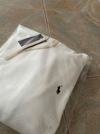 Hoodie Polo Ralph Lauren Branco Tamanho L