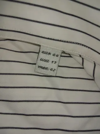 Camisa de rayas Zara Talla L.