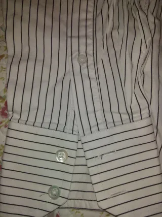 Camisa de rayas Zara Talla L.