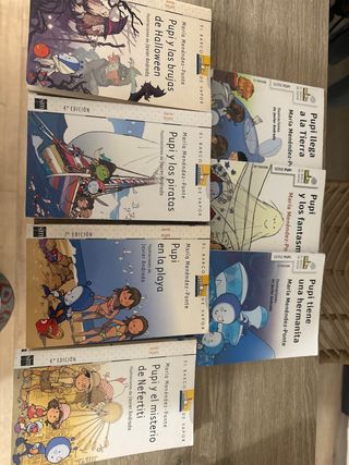 pack de 7 libros infantiles de Pupi