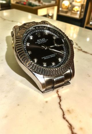 Rolex Datejust Negro Diamantes