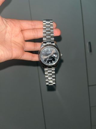 Rolex Datejust Negro Diamantes