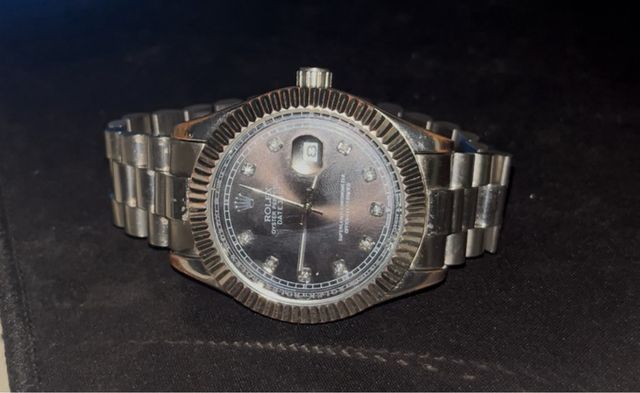 Rolex Datejust Negro Diamantes