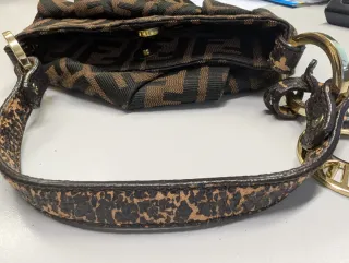 Fendi. Borsa Zucca mini chef Buket in tessuto