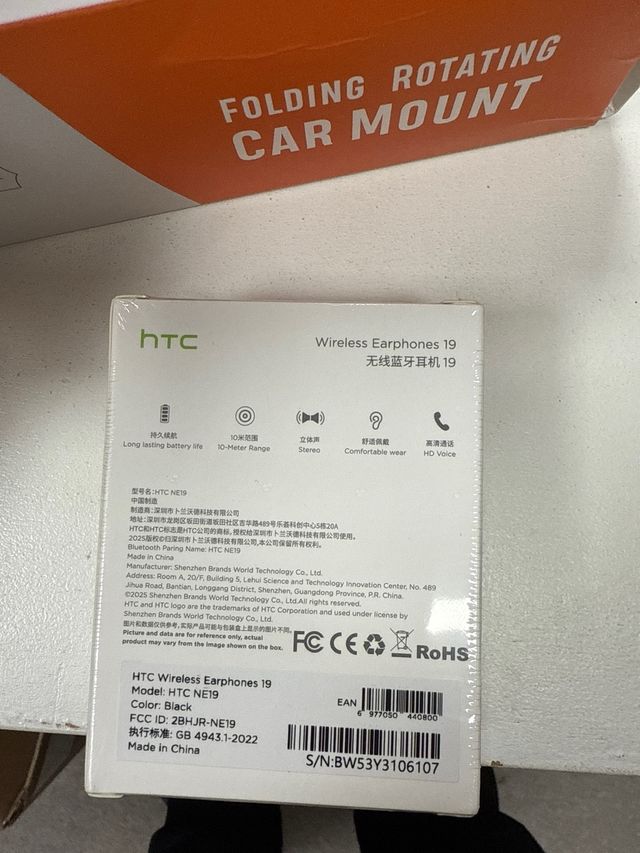 HTC NE19 Auriculares Inalámbricos Bluetooth