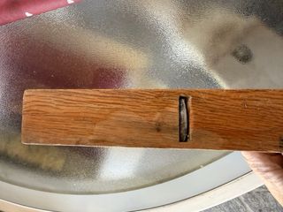 Antica pialla da falegname in legno