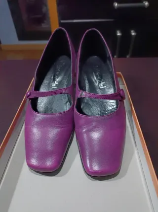 Zapatos Iris-Vidal Morados Planos