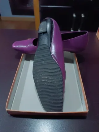 Zapatos Iris-Vidal Morados Planos