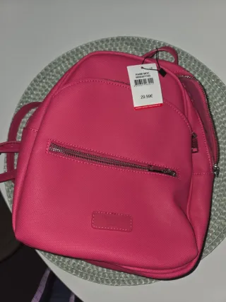 Mochila Misako pequeña fucsia
