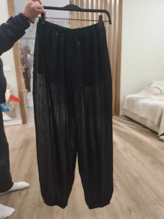 Pantalón elegante negro Stradivarius