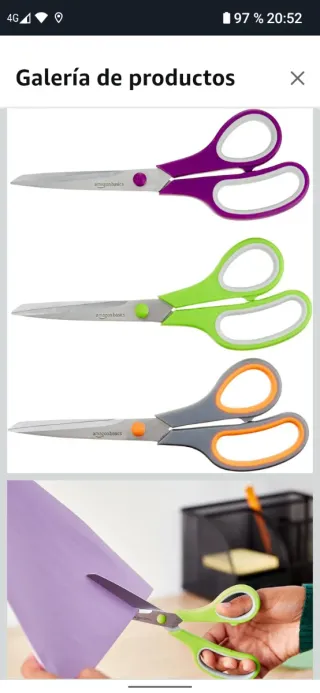 Set 3 Tijeras Multiusos acero inoxidable pvd