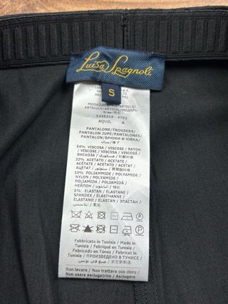 Pantaloni Luisa Spagnoli neri taglia S eleganti