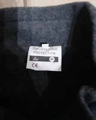 Gilet double face blu/grigio taglia M