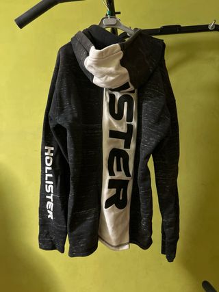 Sudadera Hollister Negra y Gris