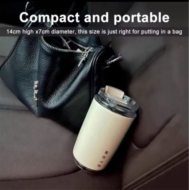 Tazza termica beige 340 ml