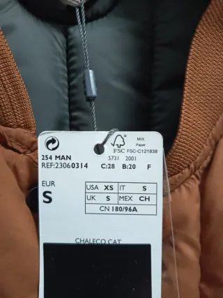 Chaleco Mango Marrón