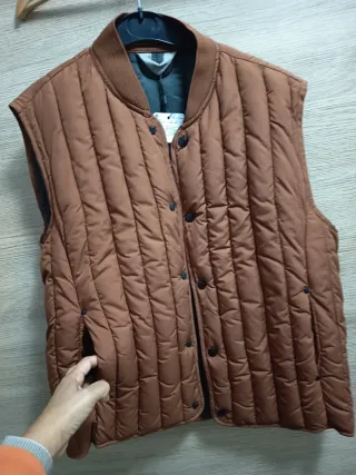 Chaleco Mango Marrón