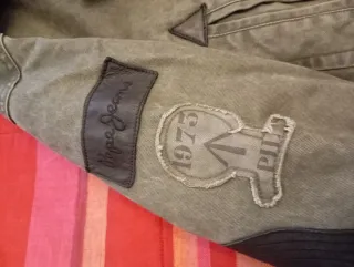 Abrigo Pepe Jeans Hombre Talla M Verde Oliva