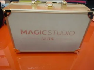 Maletín Maquillaje Profesional Dorado y Rosa