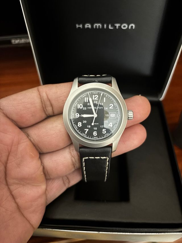 Reloj Hamilton Khaki Field Negro