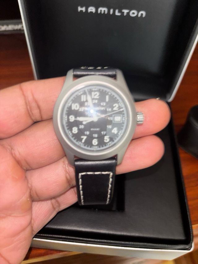 Reloj Hamilton Khaki Field Negro