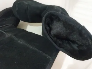 Stivali donna neri foderati