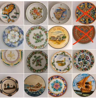 Piatti decorativi in ceramica