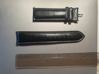 Cinturino in similpelle nero