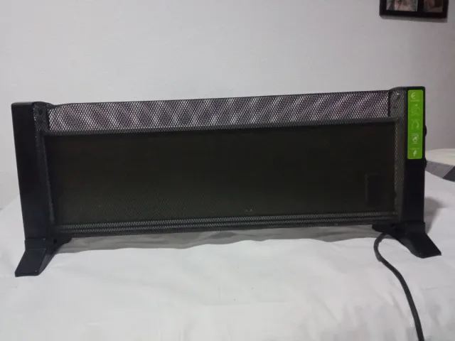 Radiador eléctrico negro