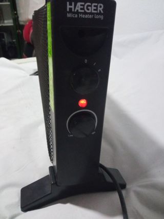 Radiador eléctrico negro