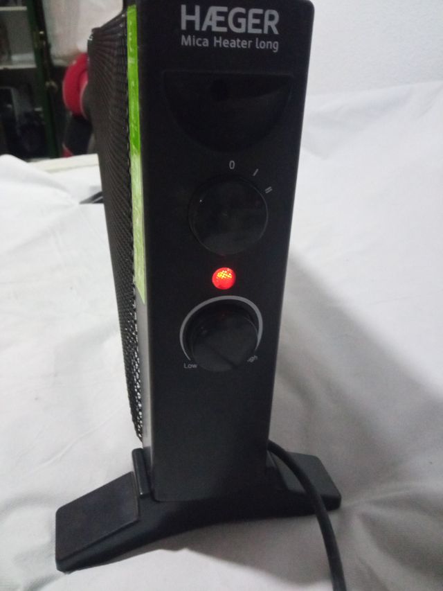 Radiador eléctrico negro