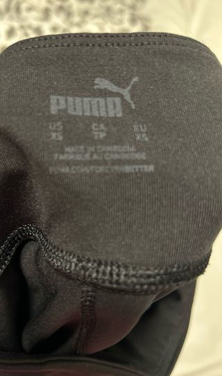 Mallas deportivas Puma negro y amarillo