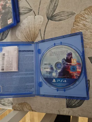 Lote 4 Juegos PS4:  Tomb Raider, Battlefield V,etc