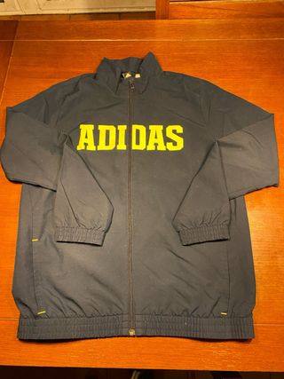 Chaqueta Adidas Azul y Amarilla Talla M