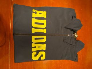 Chaqueta Adidas Azul y Amarilla Talla M