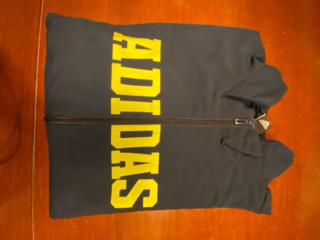 Chaqueta Adidas Azul y Amarilla Talla M