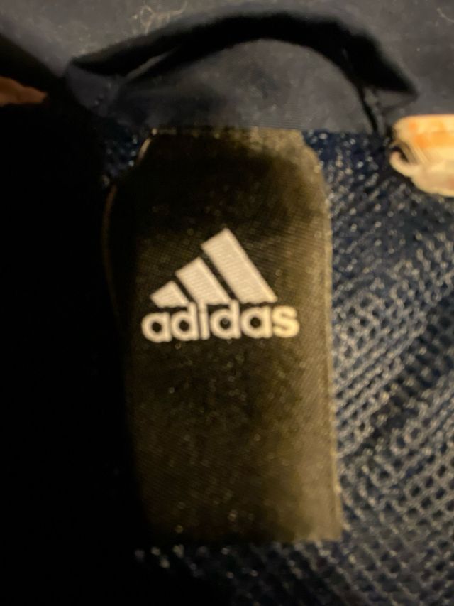 Chaqueta Adidas Azul y Amarilla Talla M