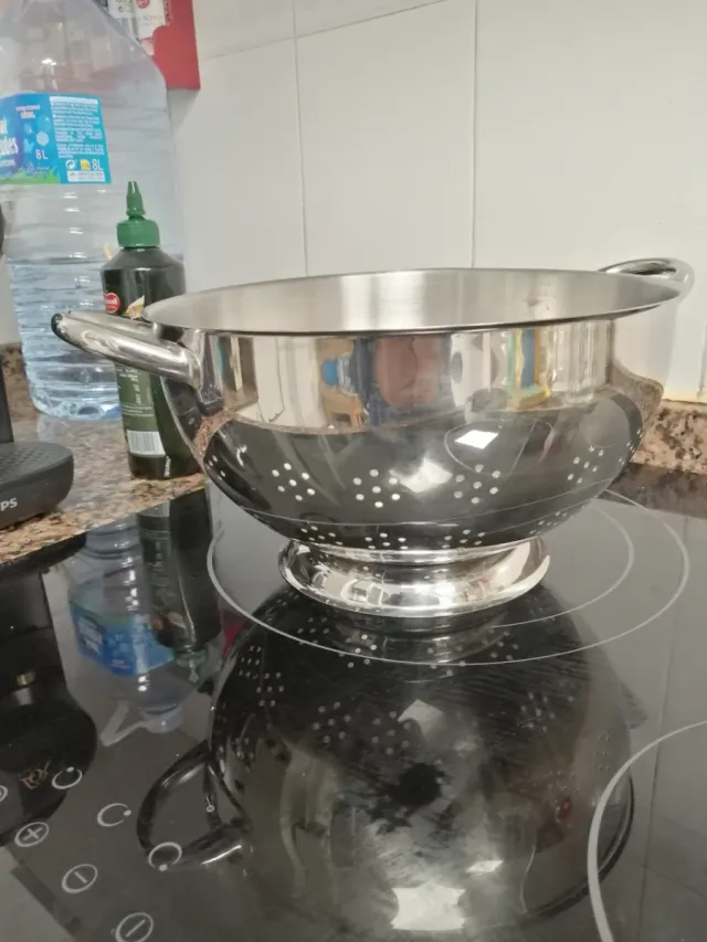 Escurridor de Metal Plateado