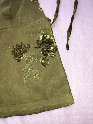 ibizan sequin halter top