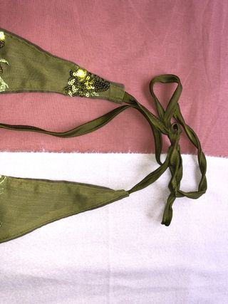 ibizan sequin halter top