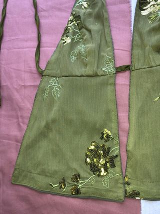 ibizan sequin halter top