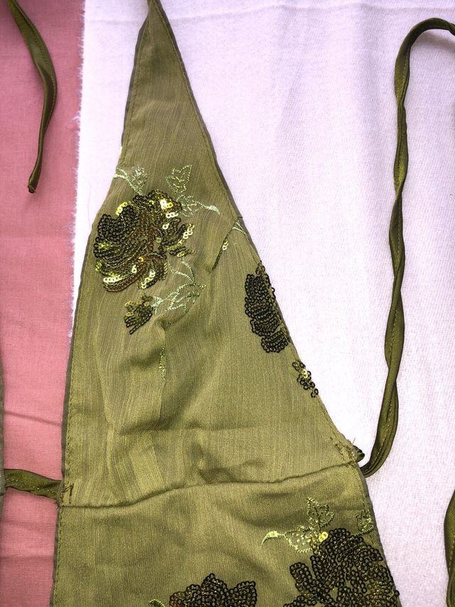 ibizan sequin halter top