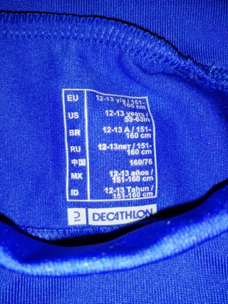 Camiseta técnica Kipsta niño azul