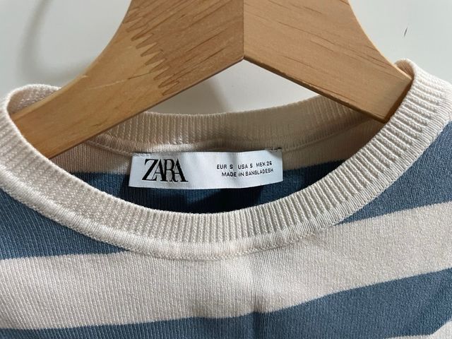 Top Zara Negro sin Mangas