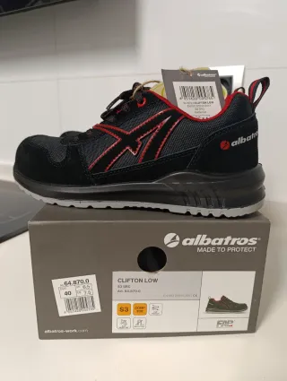 Zapatillas de seguridad Albatros núm 40